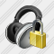 Ear Phone Locked Icon