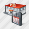 Grocery Shop Save Icon
