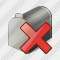 Mail Box Delete Icon