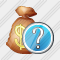 Money Bag Question Icon