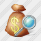 Money Bag Search Icon