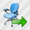 Office Chair Export Icon