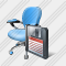 Office Chair Save Icon