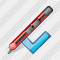 Office Knife Ok Icon