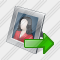 Photo Frame Export Icon