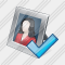 Photo Frame Ok Icon