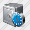 Safe Clock Icon