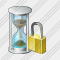 Sand Glass Locked Icon