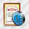 Sertificate Clock Icon