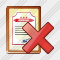 Sertificate Delete Icon