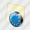 Sticker Clock Icon