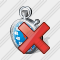 Stop Watch Delete Icon