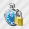 Stop Watch Locked Icon