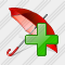 Umbrella Add Icon