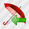 Umbrella Import Icon