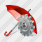 Umbrella Settings Icon