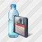 Water Bottle Save Icon