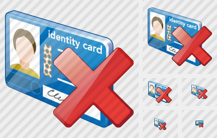 Index Card Delete Symbol