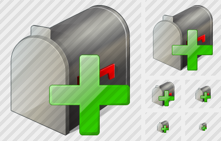 Icona Cassetta delle Lettere Aggiungi