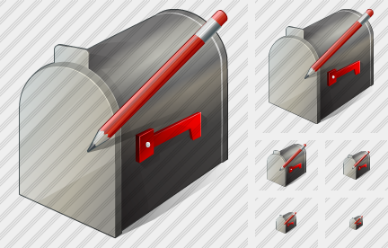 Mail Box Edit Icon