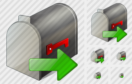 Icono Mail Box Export