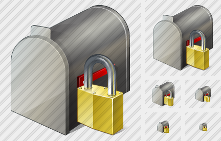Icona Cassetta delle Lettere Bloccato