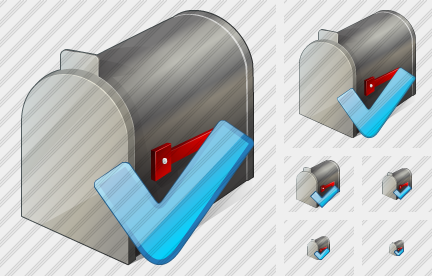 Icona Cassetta delle Lettere Ok