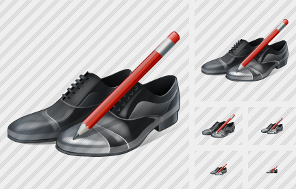 Mans Shoes Edit Icon Mans Shoes Edit Icon