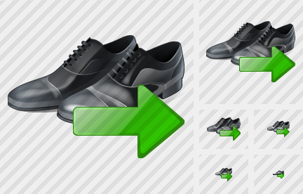 Mans Shoes Export Icon Mans Shoes Export Icon