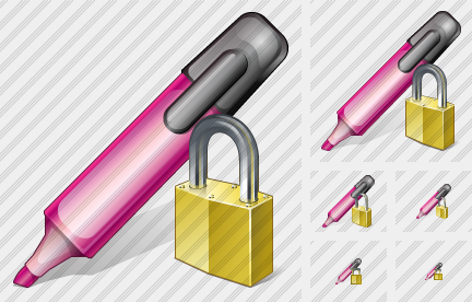 Marker Locked Symbol Marker Locked Symbol
