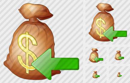 Money Bag Import Symbol