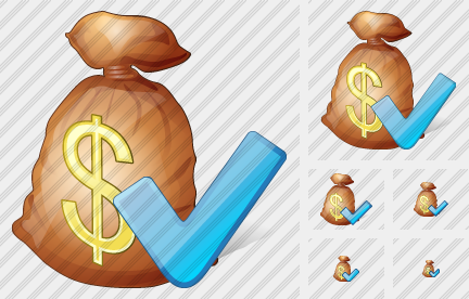 Icono Money Bag Ok Icono Money Bag Ok