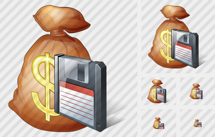 Icono Money Bag Save Icono Money Bag Save