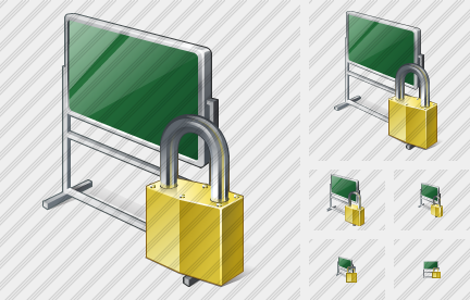 Office Board Locked Symbol