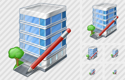 Office Building Edit Symbol Office Building Edit Symbol