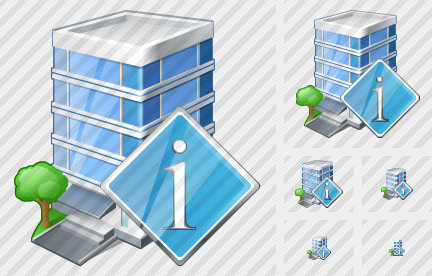 Office Building Info Symbol Office Building Info Symbol