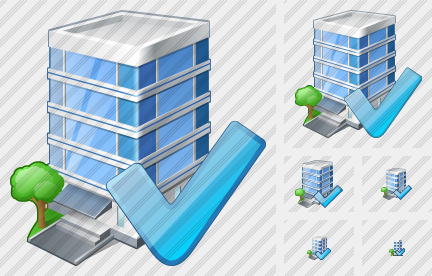 Office Building Ok Symbol Office Building Ok Symbol