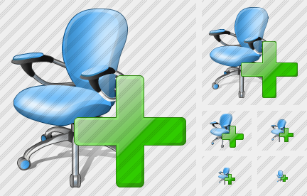 Icône Office Chair Add