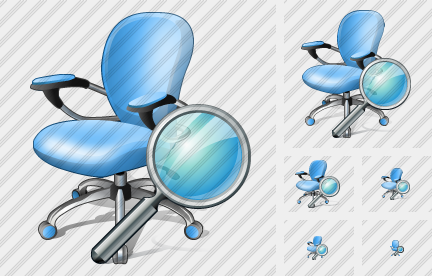 Icône Office Chair Search