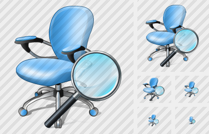 Icône Office Chair Search 2