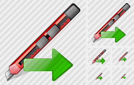 Office Knife Export Symbol