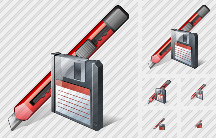 Icono Office Knife Save