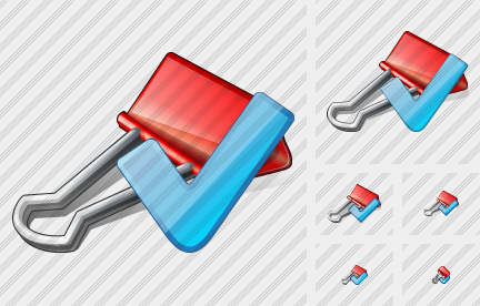 Icône Paper Clip Ok Icône Paper Clip Ok