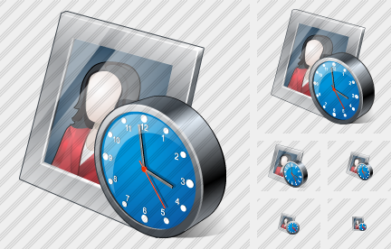 Icono Photo Frame Clock