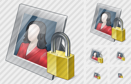 Icône Photo Frame Locked