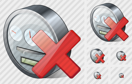 Power Meter Delete Symbol