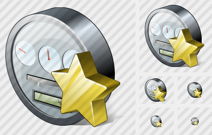 Иконка Электросчетчик Избранное