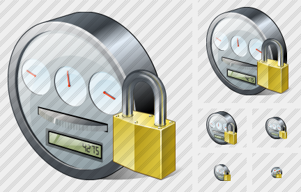 Power Meter Locked Symbol