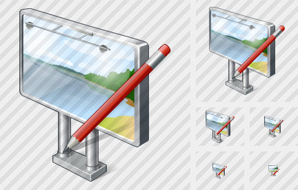 Icona Cartellone Pubblicitario Modifica