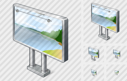 Icona Cartellone Pubblicitario